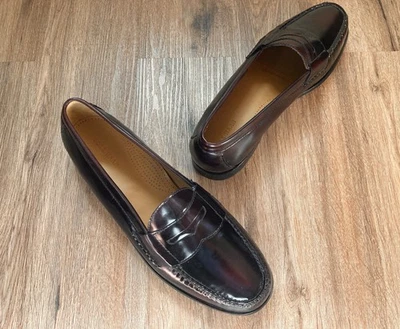 NUEVO SIN CAJA - Mocasines Cole Haan Pitch Penny - Borgoña Oscuro - Para hombres Talla 15D Foto 1 de 4