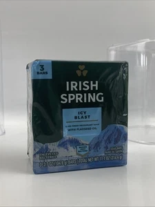 Irish Spring Deodorant Soap 3 Bars Original | Aloe | Icy Blast | Moisture Blast - Picture 1 of 11