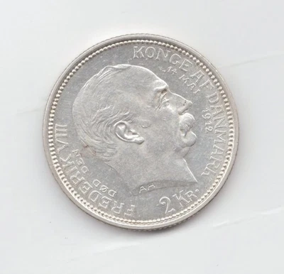 Dinamarca prata não circulada 1912 2 coroas-lote D4 - Imagem 1 de 2