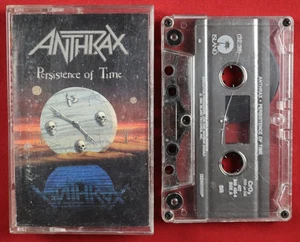 Persistence of Time by Anthrax (Cassette, 1990, Island Records) - Good - Foto 1 di 6