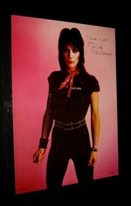 Orig 1982 JOAN JETT LAG TOUR Funky Enterprises Vintage Poster KEIN NACHDRUCK #2 - Bild 1 von 3