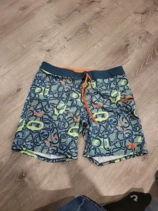The North Face Men's Size - 36 Green Caribeaner Swim Trunks Board Shorts - Picture 1 of 5