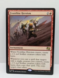 Jumpstart- Frontline Heroism - Enchantment - Red - Rare - J25 15 - - Picture 1 of 2