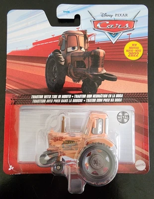 Disney Pixar Cars Tractor With Tire In Mouth Diecast Mattel 2022 Release New - Image 1 of 3