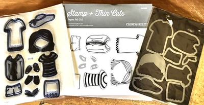 CTMH Z4266 CORTES FINOS & C1776 PAPER PAL GIRL ~ Roupas, Cabelo, Sapatos, Chapéu - Imagem 1 de 4