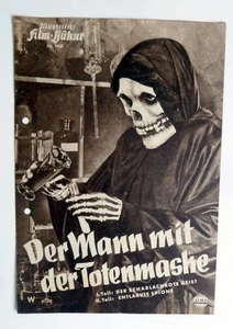 IFB 1909 Mann mit der Totenmaske FILMPROGRAMM Movie Program Republic-Serial - Picture 1 of 1