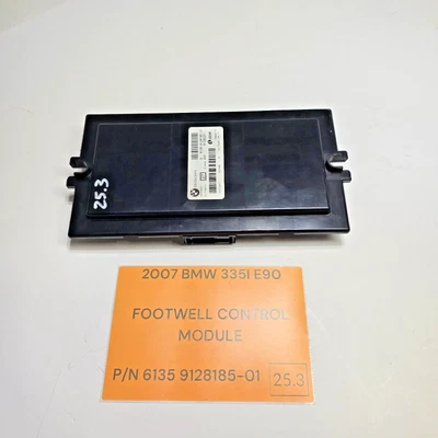 07-10 BMW E90 E92 328i 335i FOOTWELL CONTROL MODULE LEAR 6135 9128185-01 OEM - Image 1 of 4