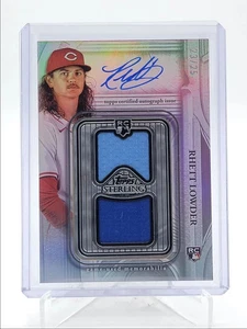 RHETT LOWDER 2025 TOPPS STERLING GAME USED RPA ROOKIE PATCH RC AUTO 23/25 - Picture 1 of 2