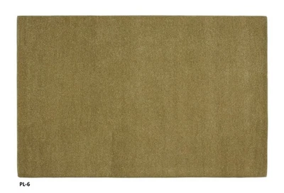 Gabbeh Teppich 100% Wolle Gold Uni Farbe 120x180 cm  Handgemacht PL6 - Bild 1 von 4