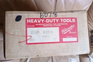 VINTAGE NOS - MILWAUKEE 6054 - 2" SANDER ORIGINAL FACTORY SEALED BOX - Picture 1 of 5