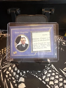 Rene Magritte Pieces Of The Past Authentic Relic Short Printed Card - Bild 1 von 2