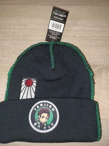 Demon Slayer: Kimetsu No Yaiba Tanjiro Contrast Beanie NEW /w Tags CultureFly - Picture 1 of 4