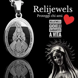 Medaglia Miracolosa 316L MASSICCIO 3mm  Relijewels - SCONTO (Listino 49€) - Foto 1 di 6