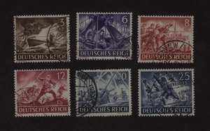 GERMANY Deutsches Reich Stamps Sc# B218, B221-B223, B225-B226 Used - CDS - Picture 1 of 2