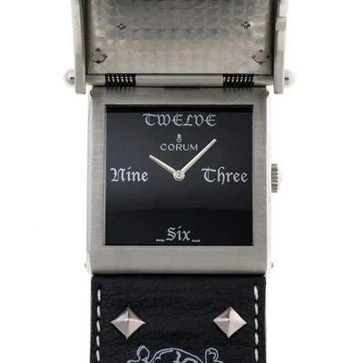 Reloj Pulsera CORUM 138.177.20 Buckingham Wunderkammer Cuarzo Negro Acero Inoxidable Foto 1 de 4