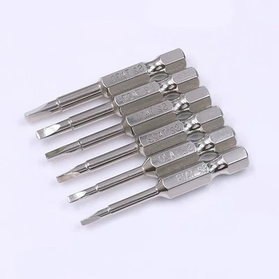 Hex Shank 1/4 Inch Magnetic Triangle Screwdriver Bits for DIY Enthusiasts - Image 1 of 4