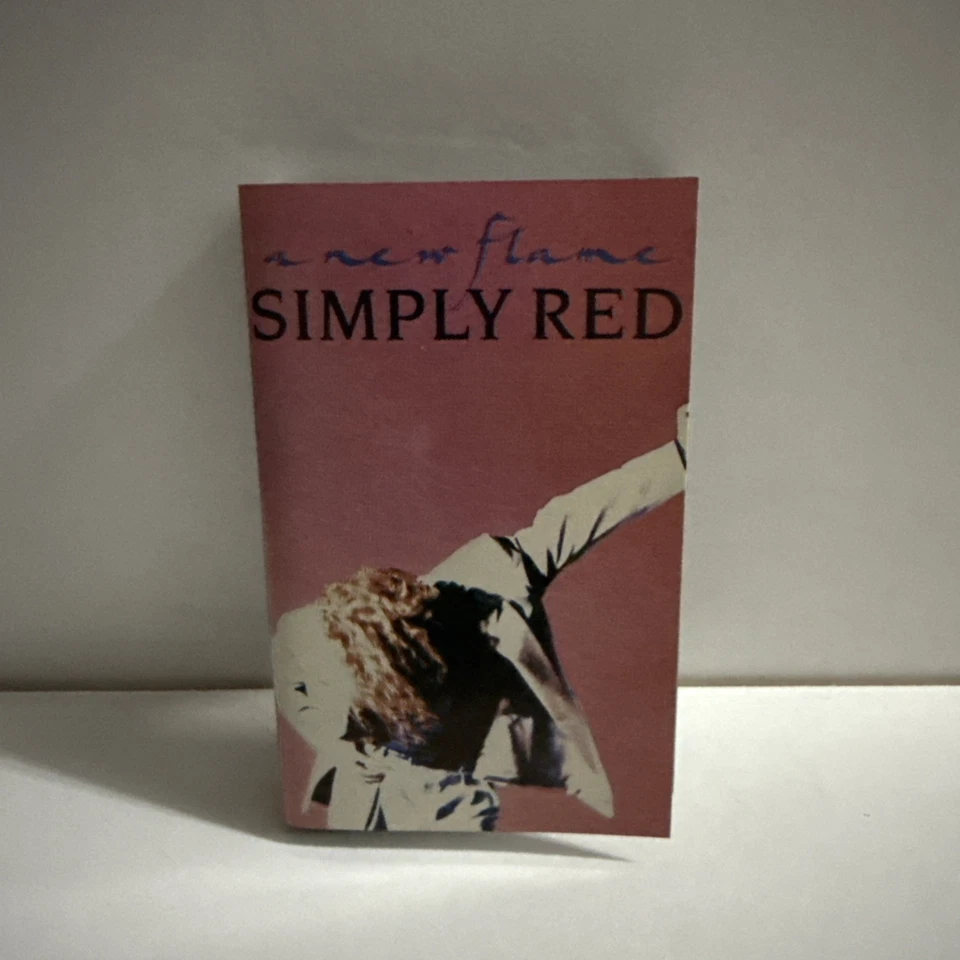 Simply Red A New Flame Cassette Rare Mick Hucknall 02a - Image 1 of 3