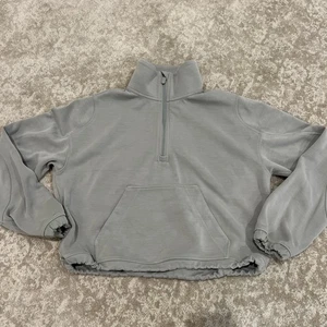 Lululemon BRUSHED SOFTSTREME RIBBED HALF ZIP Size 4 Riverstone - Picture 1 of 6