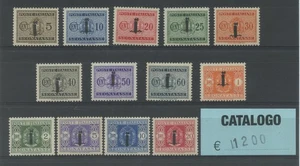 RSI E LUOGOTENENZA 1944 TASSE FASCIO 13V. ** CENTRATO - Picture 1 of 1
