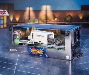 2025 SDCC Hot Wheels Collectors Back to the Future 40th Anniversary Set IN HAND - Picture 1 of 3