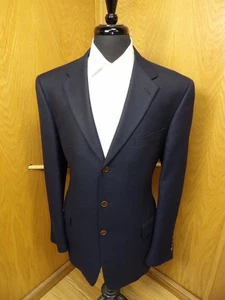 Blazer Hombre Abrigo Deportivo Chaqueta Daniel Cremieux 44L Azul Marino Oscuro Wv Nuevo Sin Etiquetas Q#17 - Imagen 1 de 6