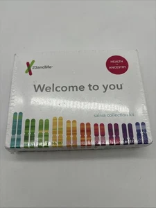VERSIEGELT - 23andMe 23 And Me Health Ancestry Speichel Sammlung Kit Ablaufdatum 12-04-2020 - Bild 1 von 4