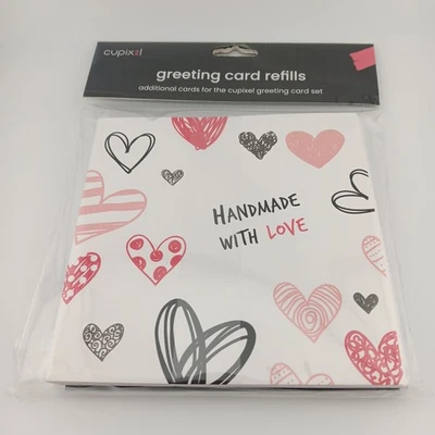 Repuestos para tarjetas de felicitación Cupixel - 6 tarjetas de arte / 5 cubiertas para tarjetas / 6 sobres / cinta Foto 1 de 2