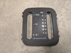 99-04 Jeep Grand Cherokee WJ QUADRA TRAC 2 QUADRATRAC2 Shifter Face Plate Trim - Picture 1 of 10