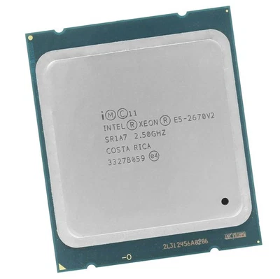 Intel Xeon E5-2670 v2 SR1A7 2.5GHz 10 Core LGA 2011 CPU Processor - Image 1 of 2