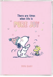 Peanuts Snoopy 2026 A6 small schedule planner Woodstock Sunglasses pre-order - Picture 1 of 5