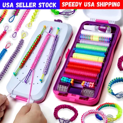 Набор для изготовления браслетов дружбы для девочек - поделки для девочек - струнные браслеты Ma - Изображение 1 из 4