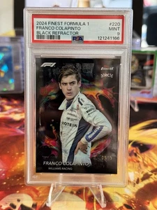 2024 Topps Finest Formula 1 F1 Franco Colapinto RC Rookie Rare Black /15 #220 - Bild 1 von 3