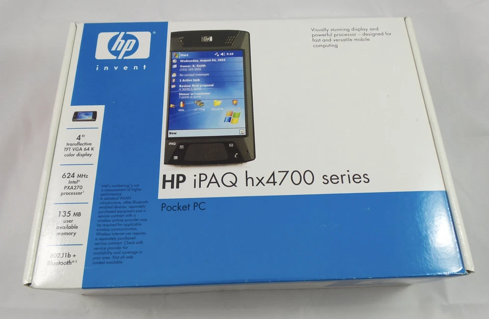HP iPAQ HX4705 Pocket PC PDA Handheld (FA304A#ABA) - Image 1 of 3