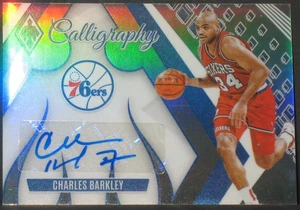 Charles Barkley 2023-24 Panini Phoenix Calligraphy Autograph (17/49) 76ers Auto - Bild 1 von 2