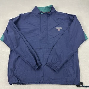Vintage Western Kentucky Jacket Men Medium Blue 1/2 Zip Pullover Windbreaker M - Picture 1 of 9