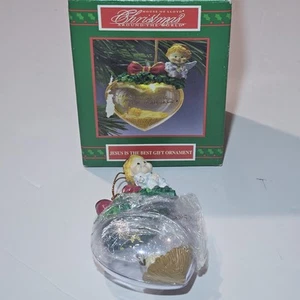 Vintage 1995 Weihnachten um die Welt Jesus ist das beste Geschenk Weihnachtsschmuck 4 Zoll - Bild 1 von 15