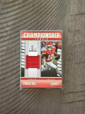 2023 Panini Absolute - Championship Fabric #CF-9 Tyreek Hill (MEM) - Image 1 of 2