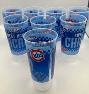 Chicago Cubs Set of 8 Beer Cups Wrigley Field Souvenir City Connect 2025 Issued - Picture 1 of 11