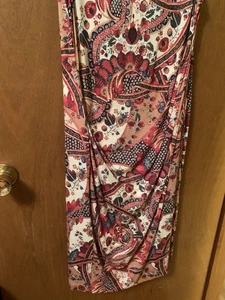PERUVIAN CONNECTION Midikleid Solange Blumen ärmellos Größe M Stretch  - Bild 1 von 2