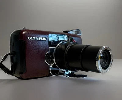 Câmera de Filme 35mm Olympus LT-Zoom 105 Point & Shoot - Testada e Funciona! - Imagem 1 de 4
