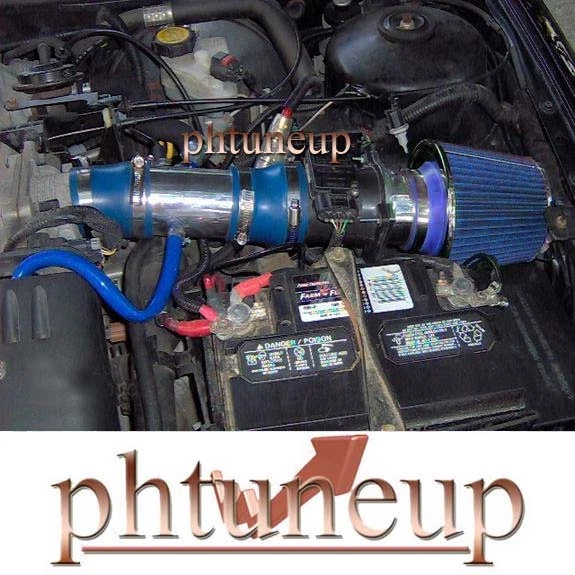 KIT ADMISIÓN AIRE FORD CONTOUR GL/LX/SE/SVT 2.5 2.5L V6 AZUL 1995-2000 + FILTRO AZUL Foto 1 de 1