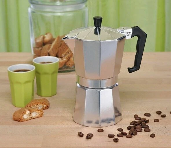 Gravidus 6-Tassen Aluminium Espressokocher