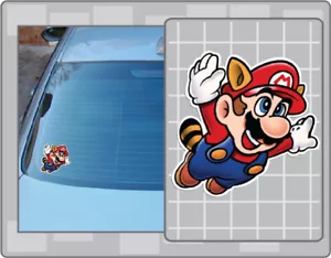 Waschbär Mario von Super Mario Bros. 3 Vinyl Aufkleber #1 Laptop Sticker - Bild 1 von 1