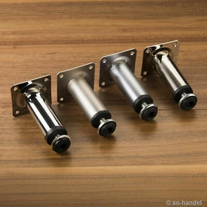 4er Set Möbelfüße Sofafuß Stützfuß Höhenverstellbar Stellfuß Bettfüße SOTECH - Bild 1 von 5