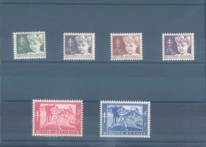 BELGIUM 1954 MNH series (CV $40 EUR36) - Picture 1 of 1