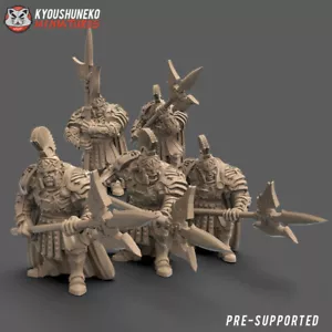 Roman Ogres x5, Wargames Fantasy DnD Warrior Dwarf Ogre Fighter Miniature - Picture 1 of 2