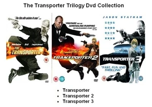 TRANSPORTER MOVIE TRILOGY DVD TRIPLE PACK PART 1 2 3 FILMS Brand New Sealed R2 - Imagen 1 de 1