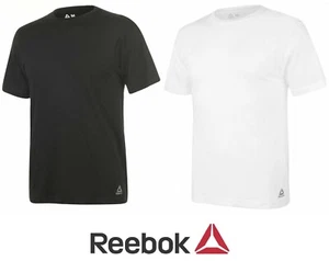 5 x Reebok Mens Crew T Shirt Top Short Sleeve Comfort S M L XL COTTON U142 - Picture 1 of 10