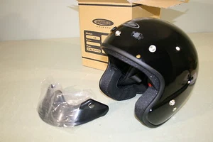 Cyber-U6 Helmet Street bike Motorcycle Black XL extra large 641244b - Picture 1 of 3