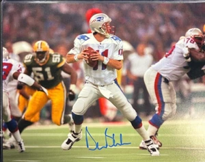 Drew Bledsoe Autographed New England Patriots 11x14 Photo - Picture 1 of 2